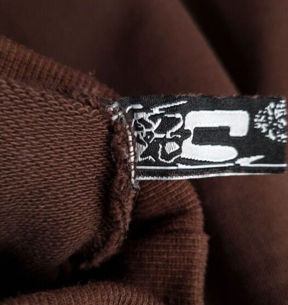 Brown  Sp5der hoodie