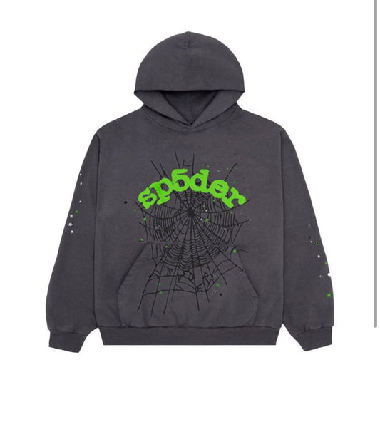 Grey Sp5der hoodie