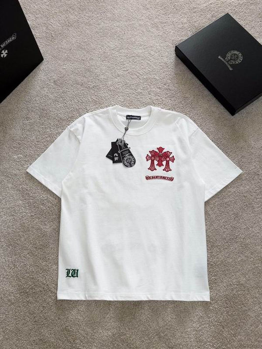 Chrome Hearts Tee Red-White