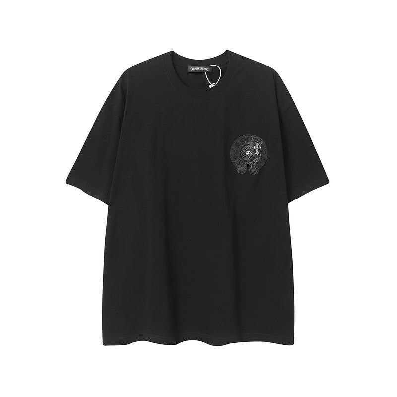 Chome Hearts Black Tee "BLACKOUT"