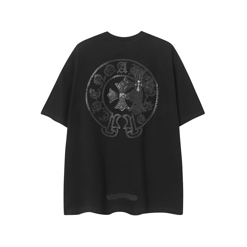 Chome Hearts Black Tee "BLACKOUT"