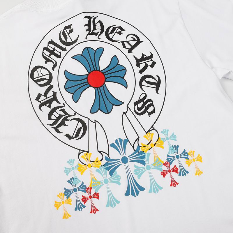 Chrome Hearts White Tee "PAINTCOATED"