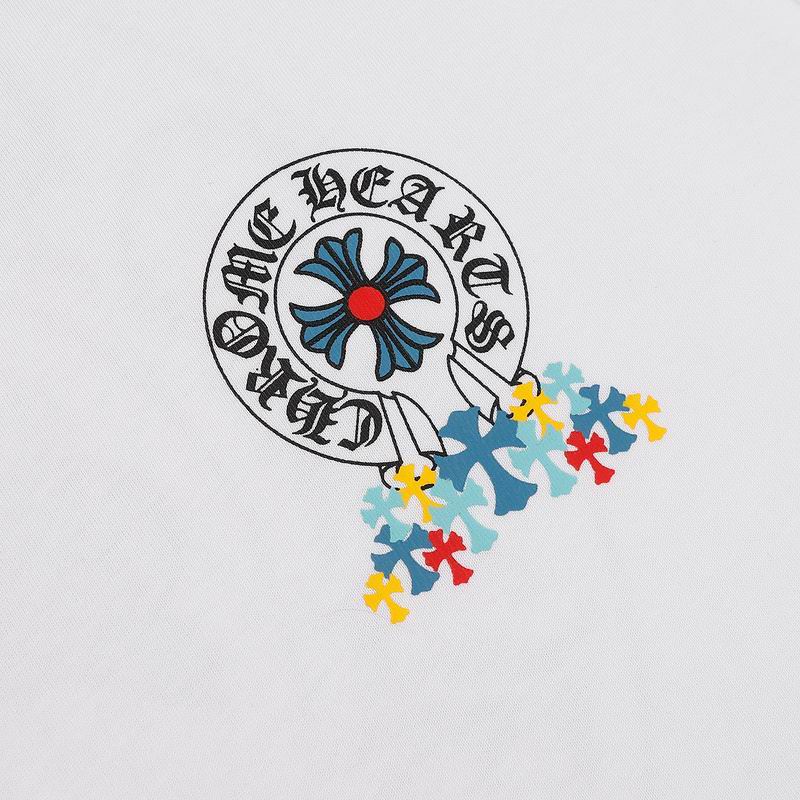 Chrome Hearts White Tee "PAINTCOATED"