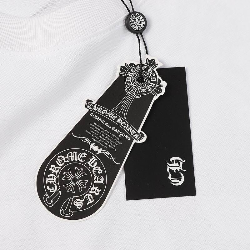 Chrome Hearts White Tee "PAINTCOATED"