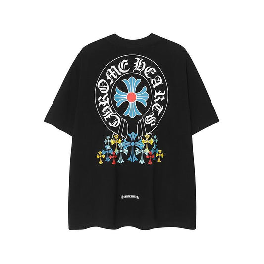 Chrome Hearts Black Tee "PAINTCOATED"