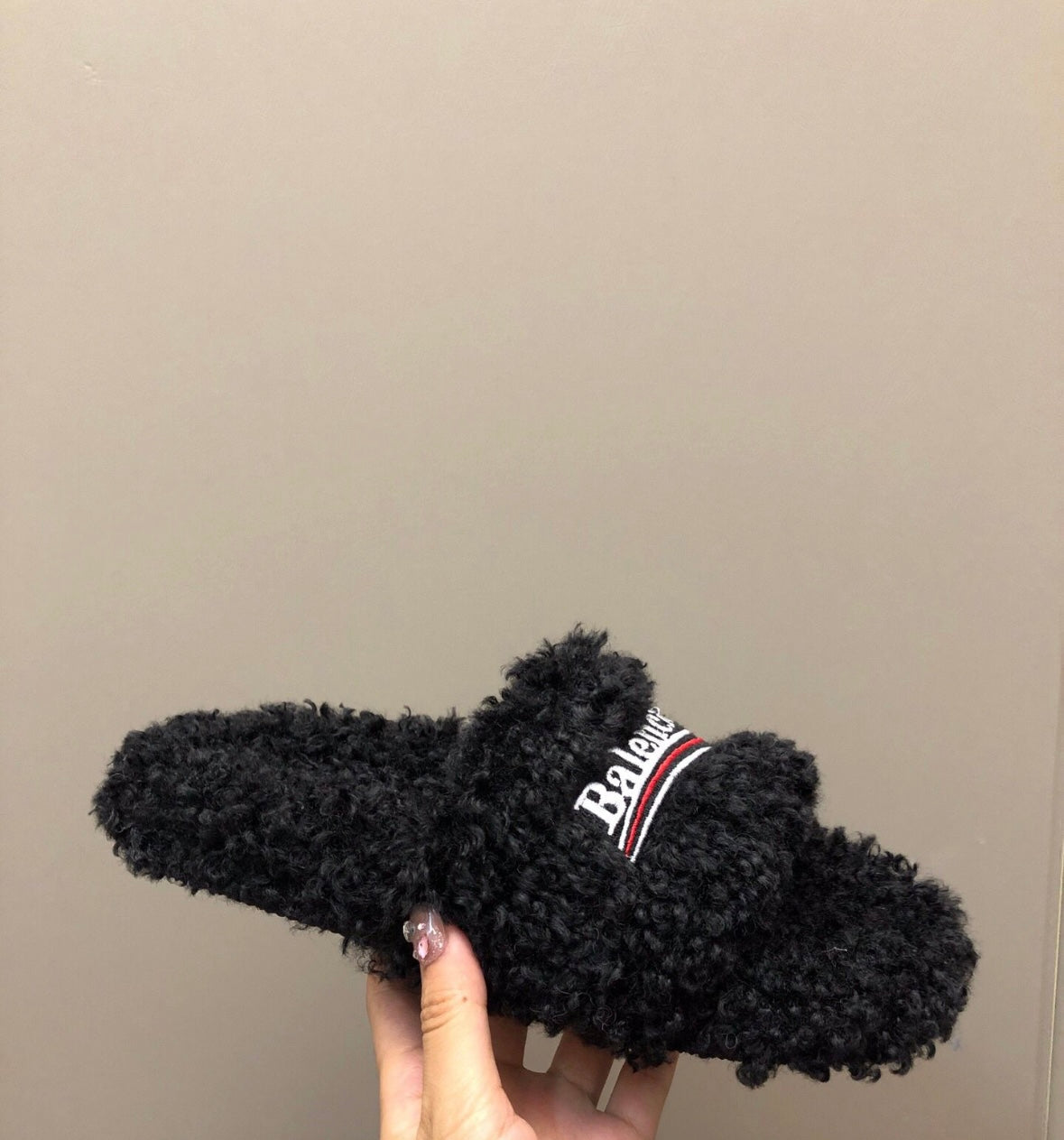 Balenciaga Slides Black