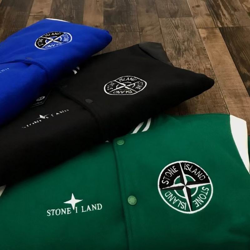 Stone Island Varsity Jacket Black