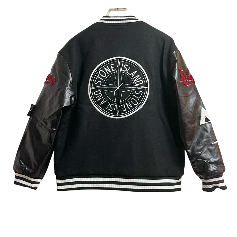 Stone Island Varsity Jacket Black