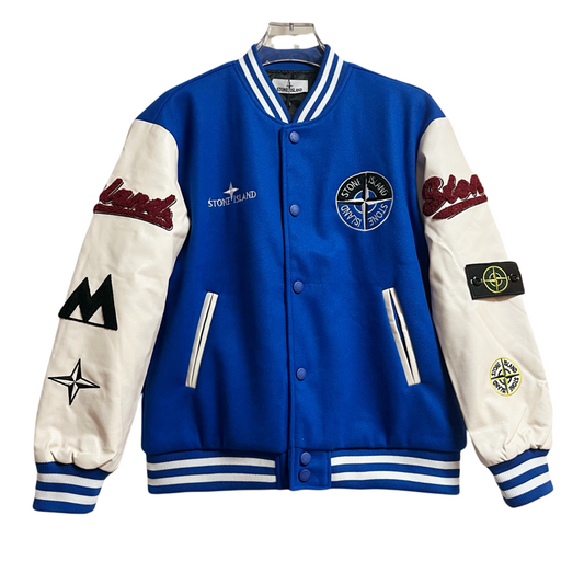 Stone Island Varsity Jacket Blue