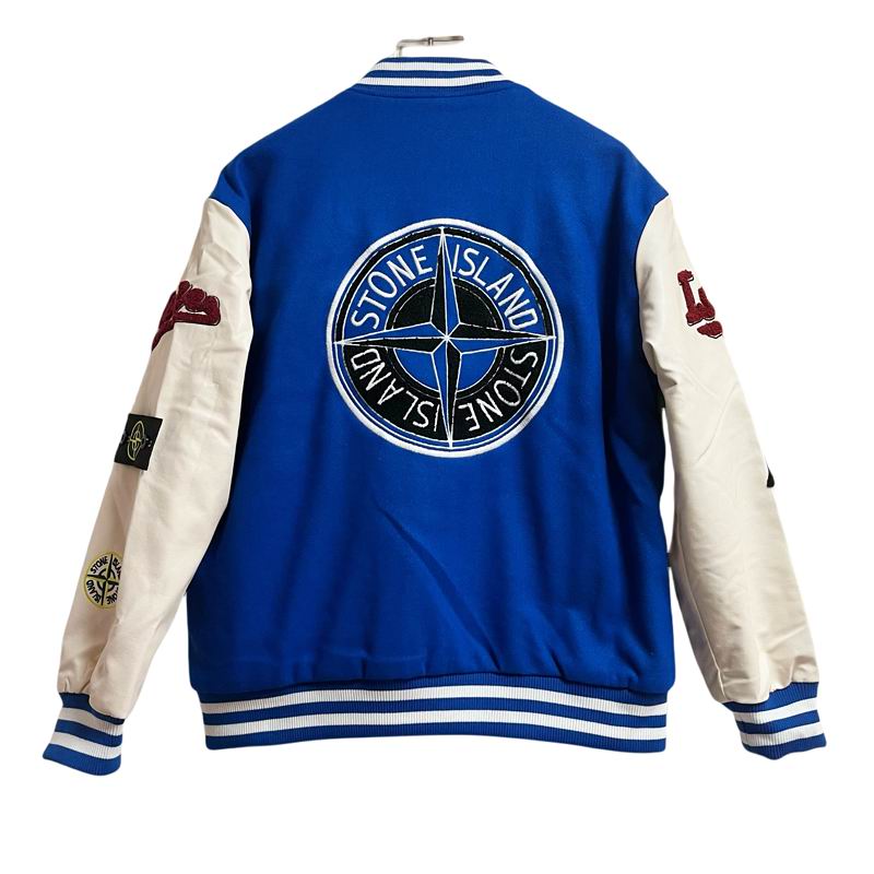 Stone Island Varsity Jacket Blue