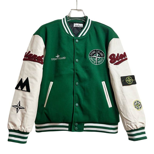 Stone Island Varsity Jacket Green