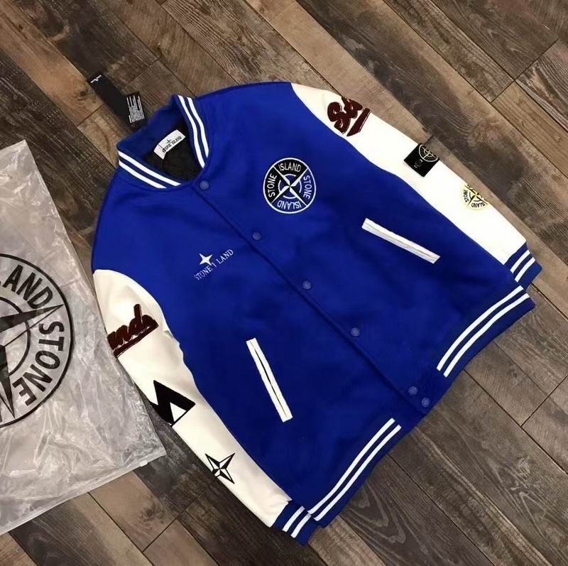 Stone Island Varsity Jacket Blue